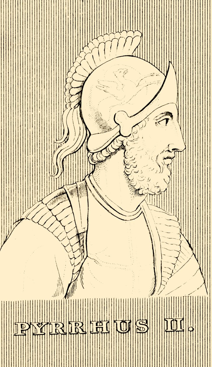 Pyrrhus II, fl 242-237 eKr., 1830. tekijältä Unbekannt