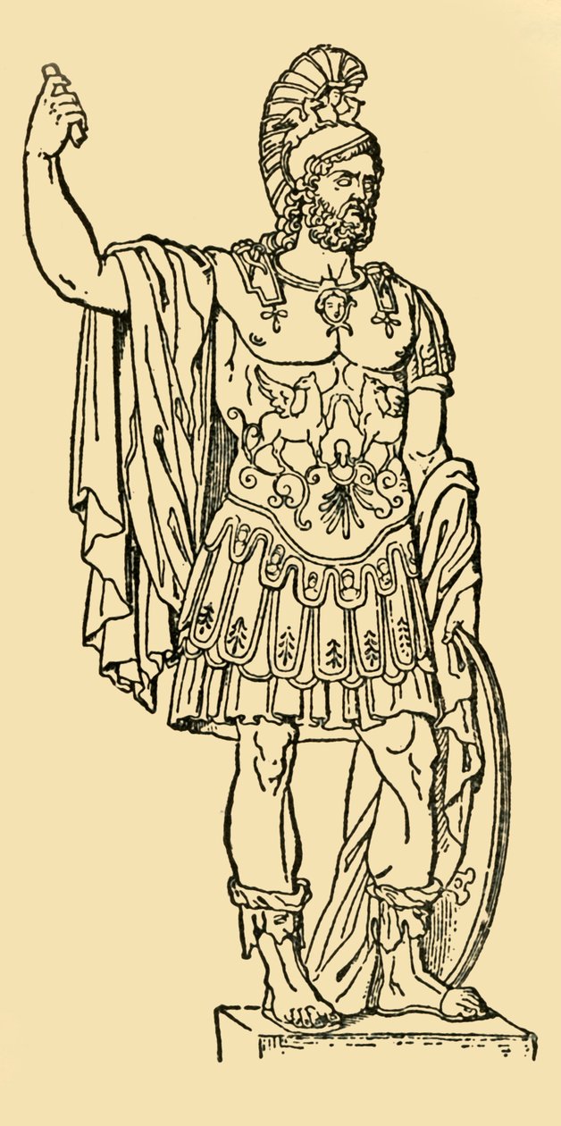 Pyrrhus, Epiruksen kuningas, vuodelta 1930. tekijältä Unbekannt