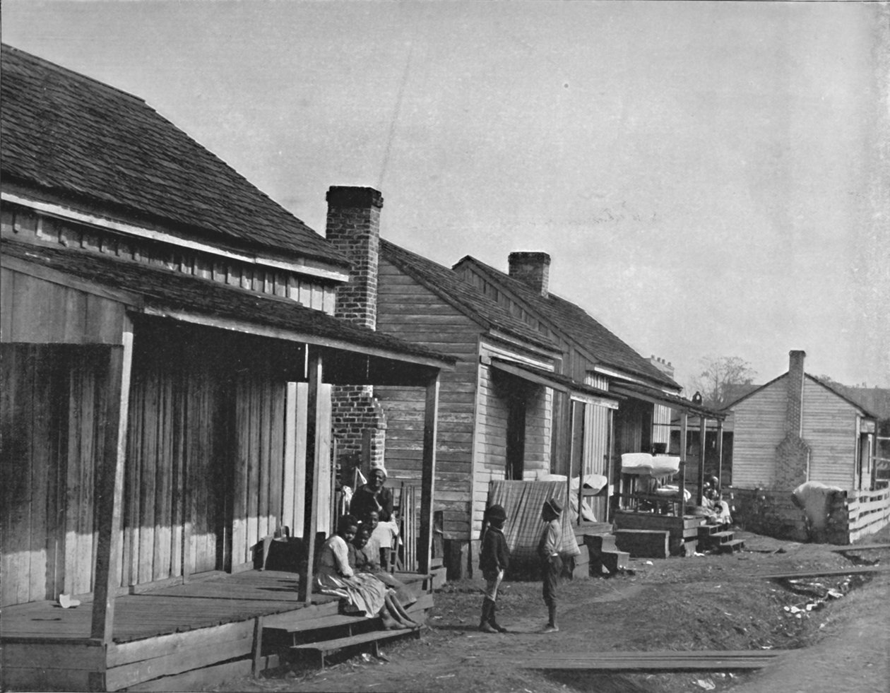 Quarters Thomasvillessä Georgiassa, 1800-luku tekijältä Unbekannt