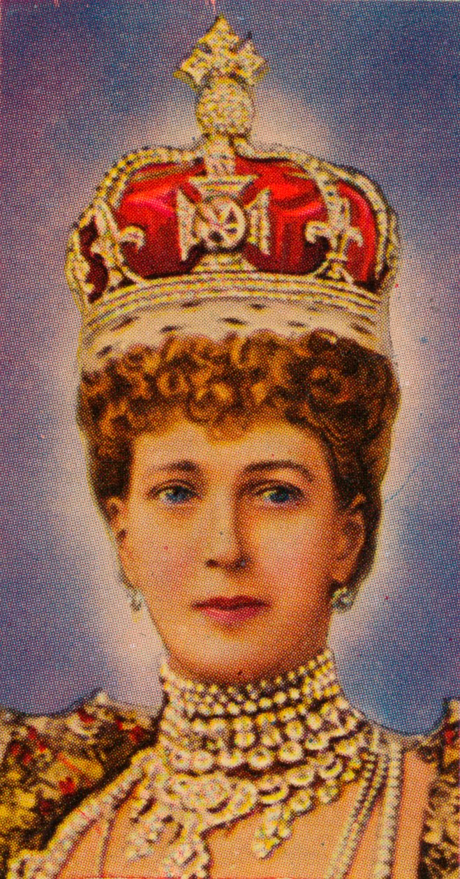 Kuningatar Alexandra, kuningas Edward VII:n puoliso hänen kruunajaisissaan, 1902 1935 tekijältä Unbekannt