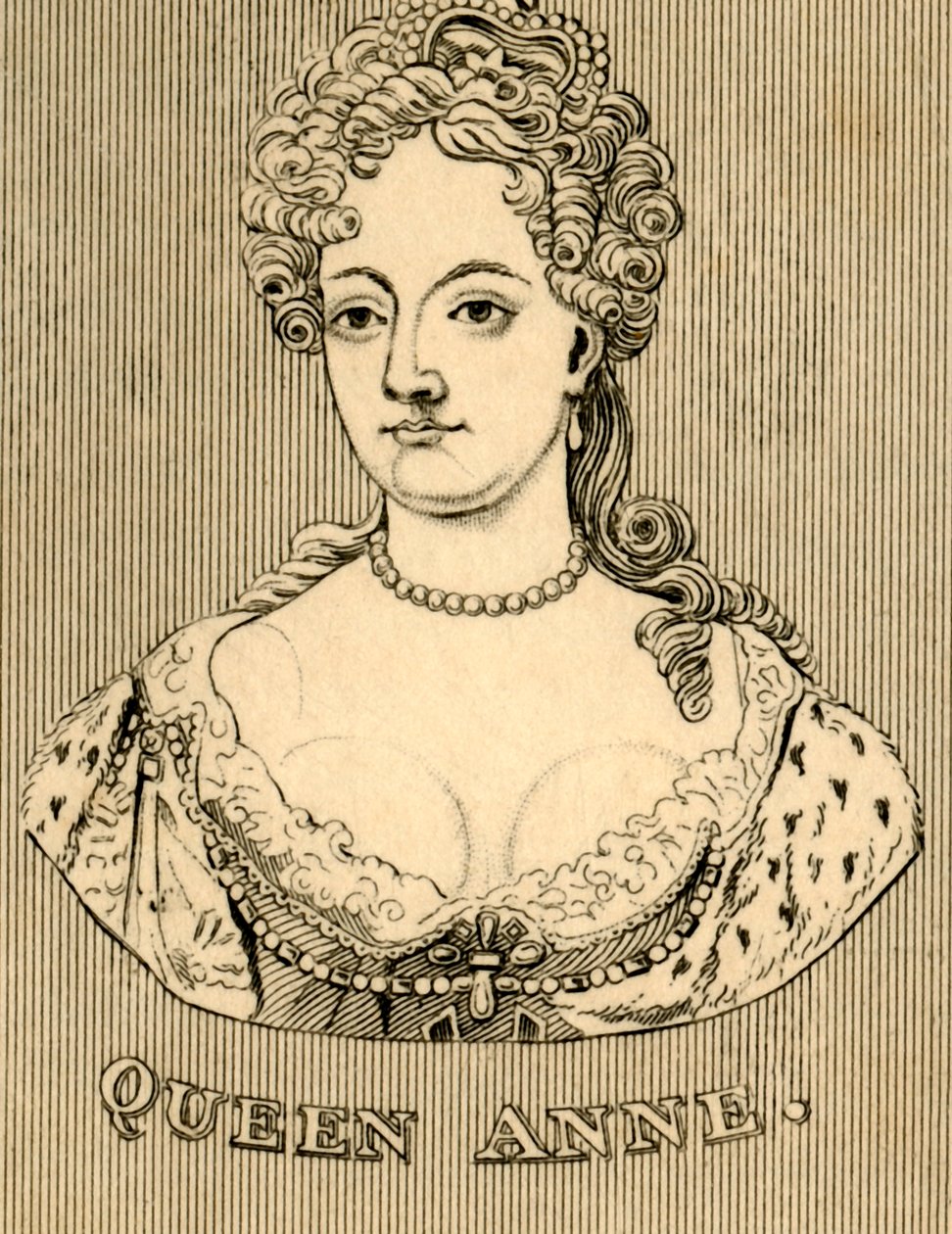 Kuningatar Anne, 1665-1714, 1830. tekijältä Unbekannt