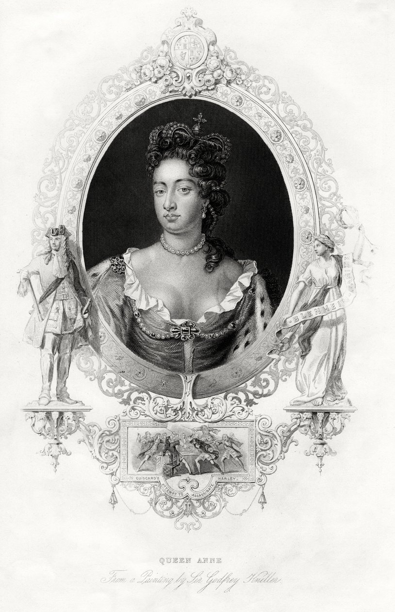 Kuningatar Anna, 1860 tekijältä Unbekannt