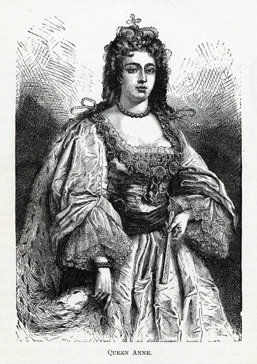 Kuningatar Anne, 1882 tekijältä Unbekannt