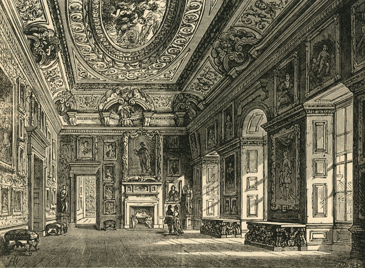 Queen Carolines Drawing Room, Kensington Palace, 1876. tekijältä Unbekannt