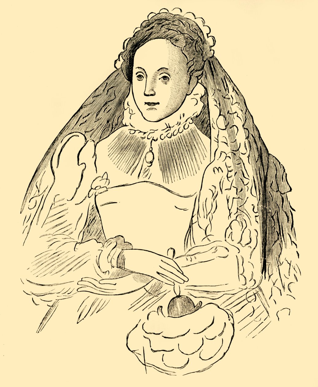 Kuningatar Elisabet, 1881. tekijältä Unbekannt