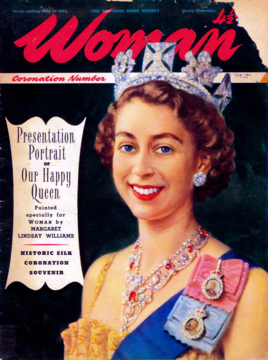 Kuningatar Elizabeth II s1926, 1953 tekijältä Unbekannt