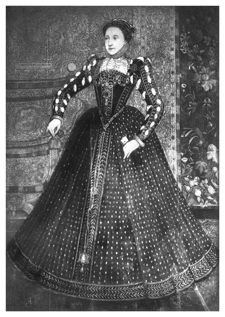Kuningatar Elisabet I, 1500-luku, 1896 tekijältä Unbekannt