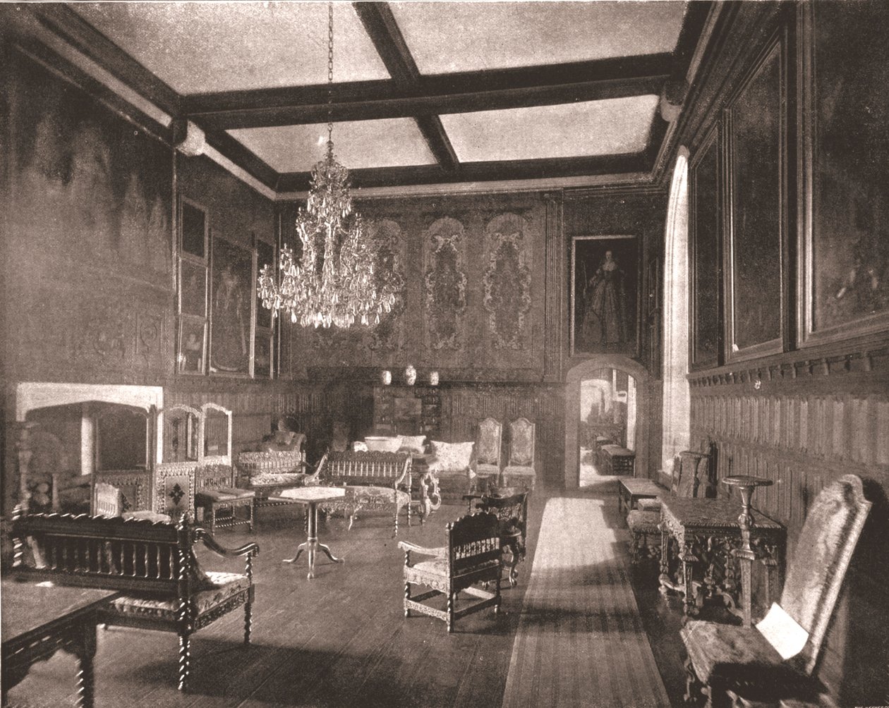 Kuningatar Elisabetin huone Penshurst Placessa, Kentissä, 1894. tekijältä Unbekannt