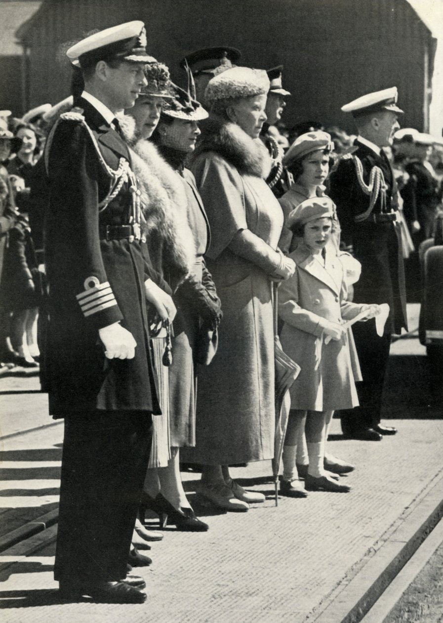 Queen Mary lähtee vierailemaan Kanadassa, 1939, 1951. tekijältä Unbekannt