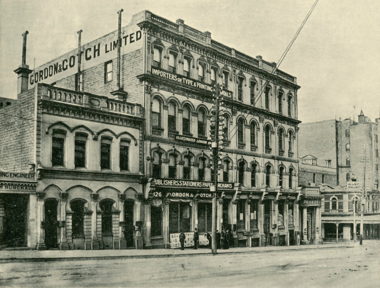 Queen Street, Melbourne, 1901. tekijältä Unbekannt