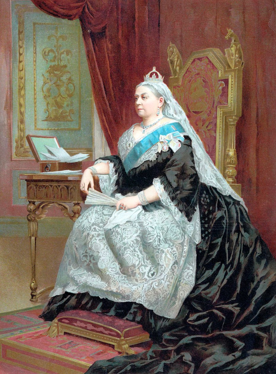 Kuningatar Victoria 1819-1901 kultaisen juhlavuoden aikana, 1887 tekijältä Unbekannt