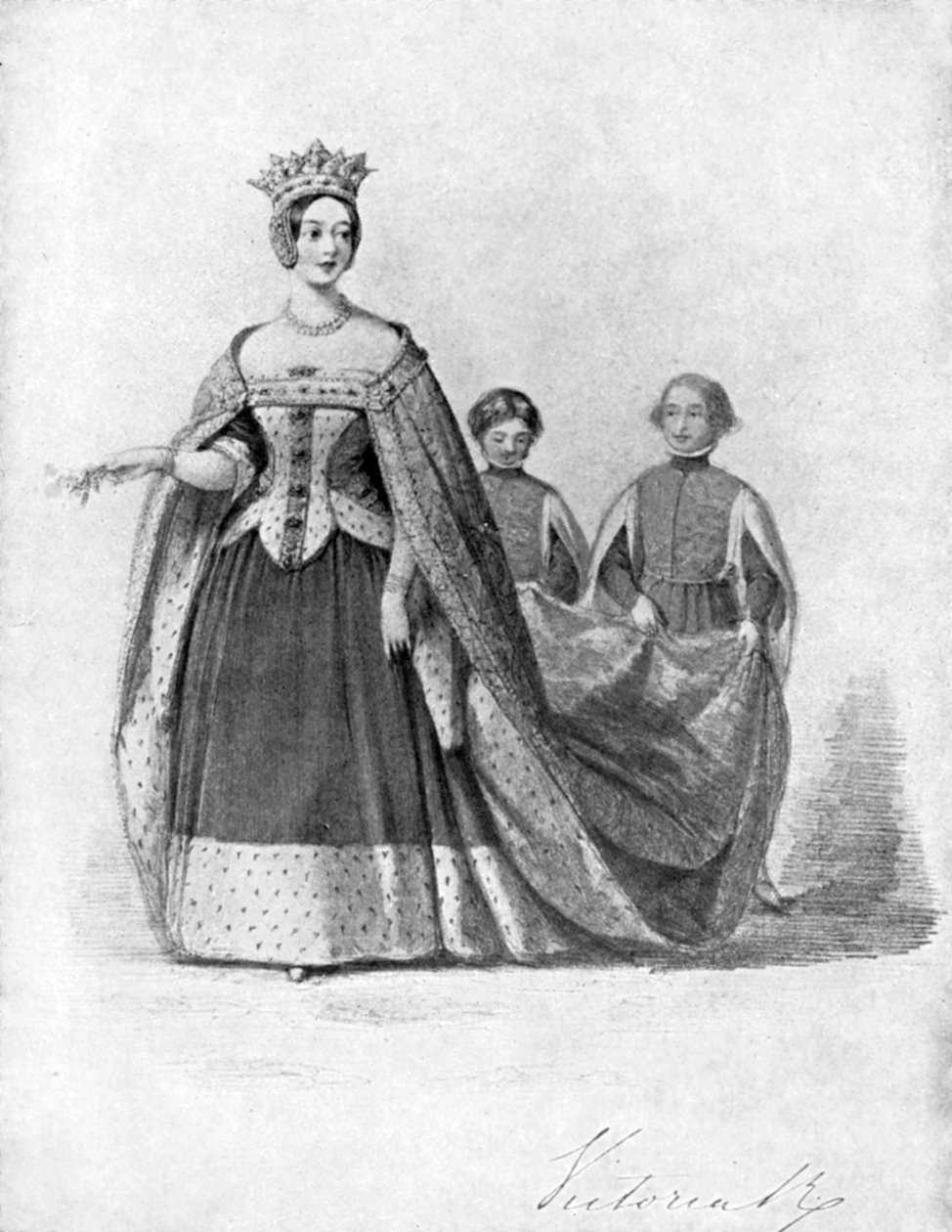 Queen Victoria Queen Philippana Plantagenet Ballissa, Buckinghamin palatsissa, 1840-luku, 1901 tekijältä Unbekannt