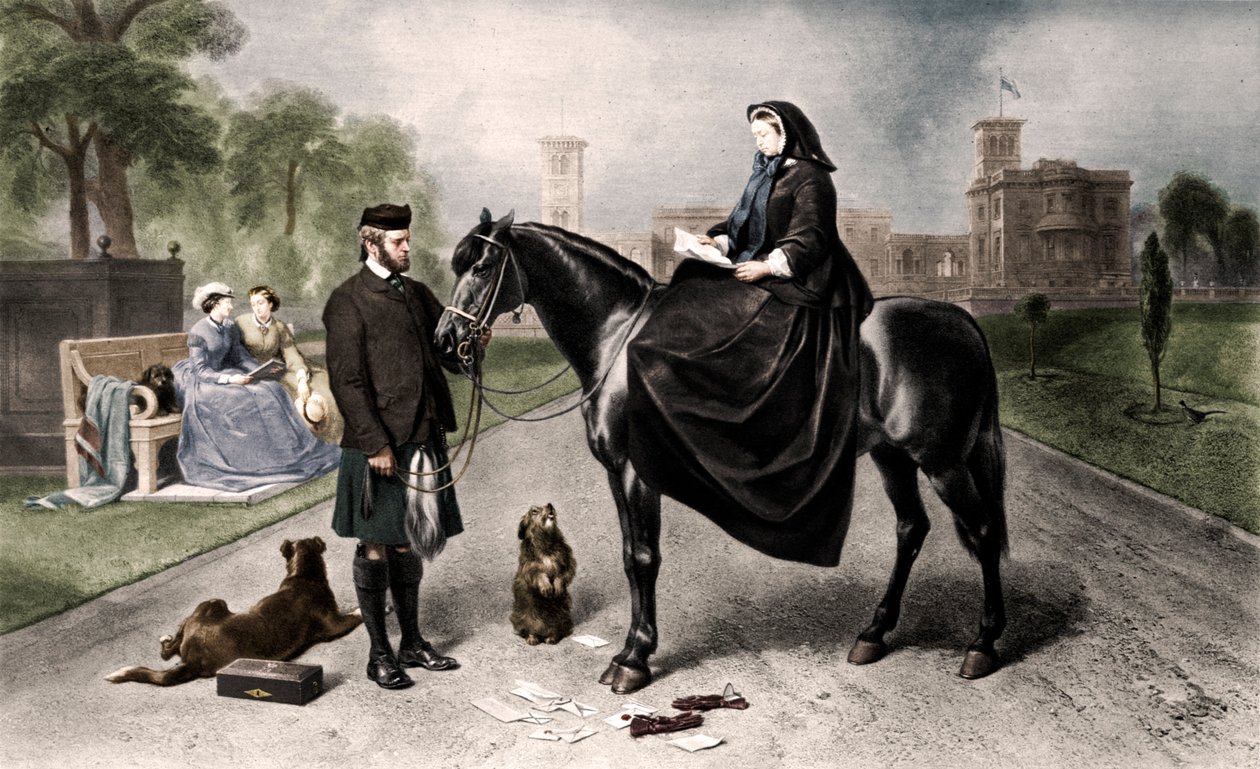 Kuningatar Victoria Osborne Housessa, 1865 1906 tekijältä Unbekannt