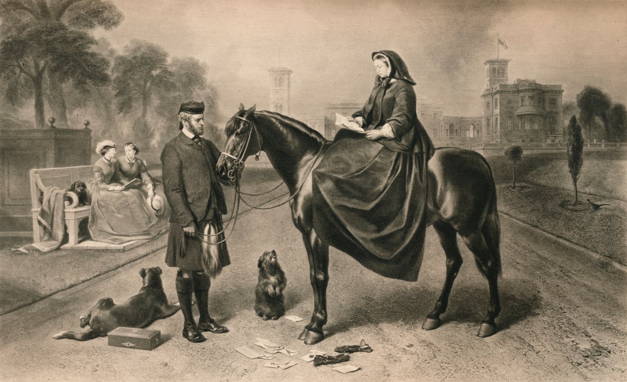 Kuningatar Victoria Osborne Housessa, 1865 1906 tekijältä Unbekannt