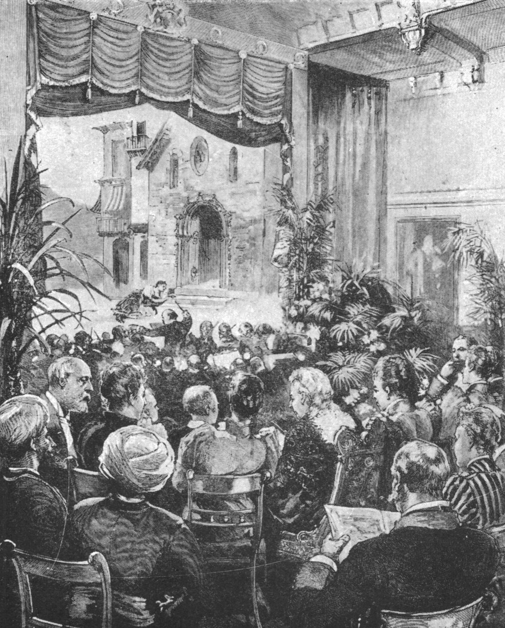 Kuningatar Victoria kuulee Cavalleria Rusticanaa Windsorissa, 1891, 1901. tekijältä Unbekannt