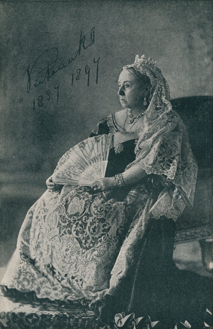 Kuningatar Victoria timanttijuhlavuoden vuonna 1897 1909 tekijältä Unbekannt