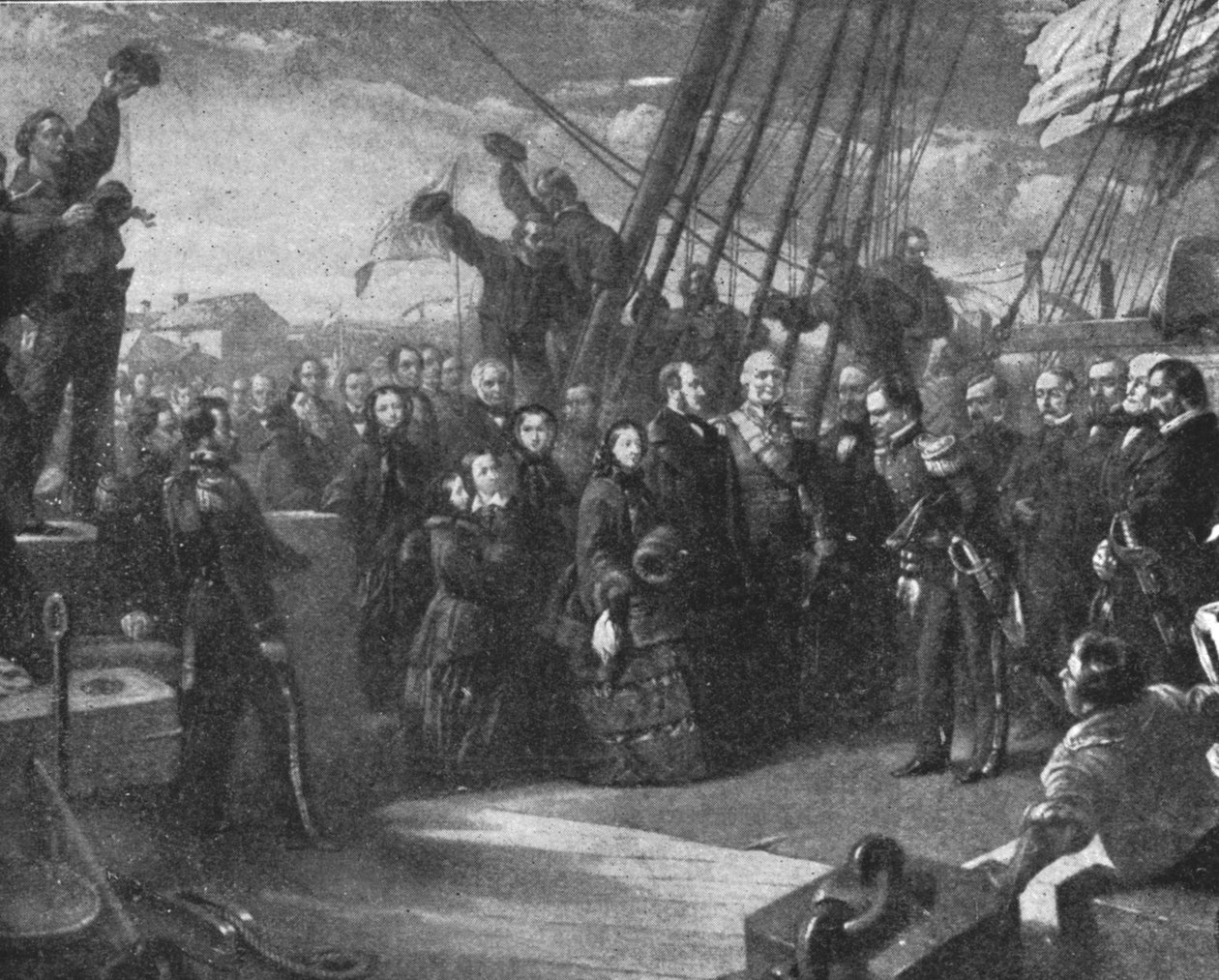 Kuningatar Victorian kiinnostus Franklinin etsintään:...1856, 1901. tekijältä Unbekannt