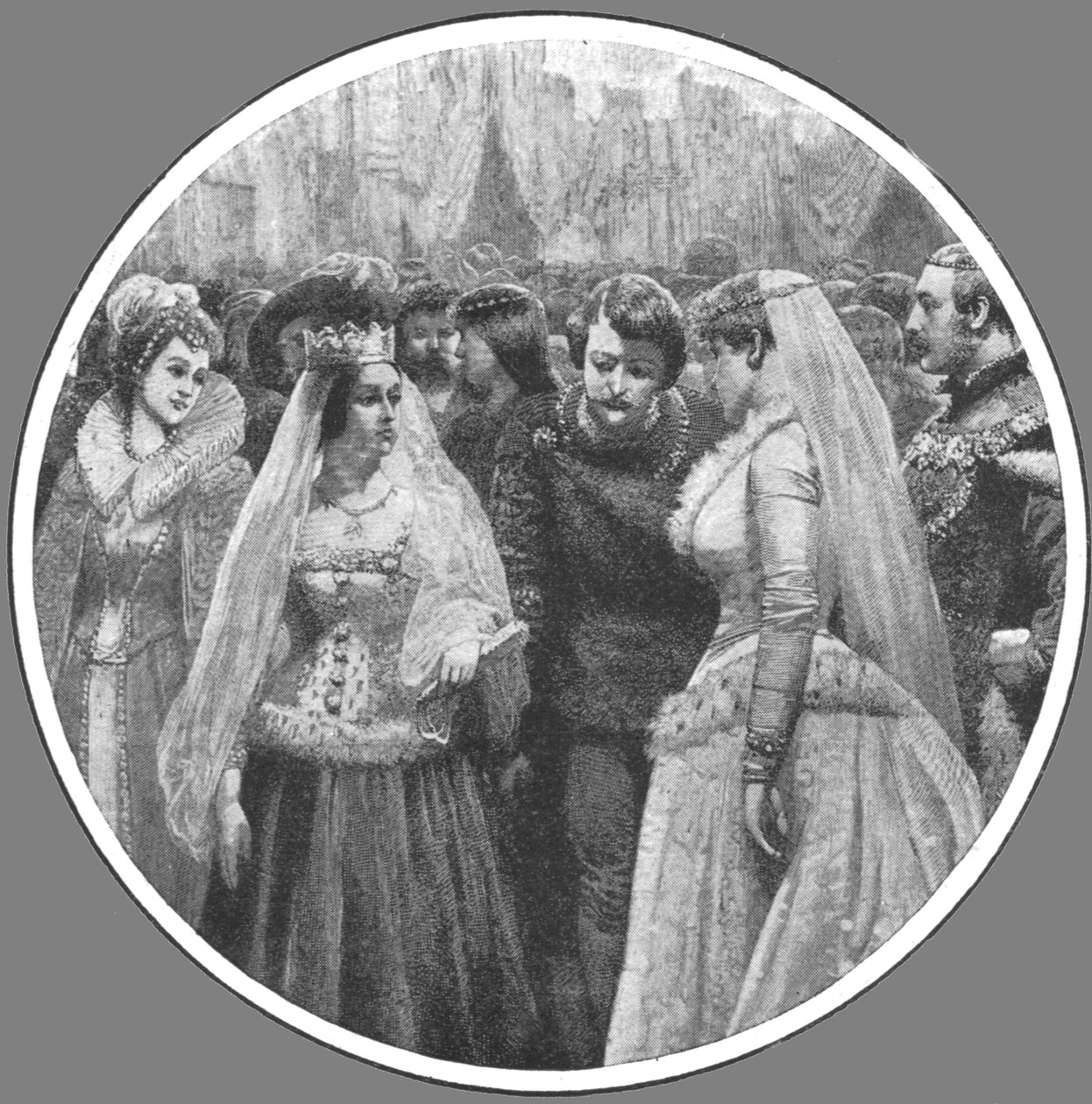 Queen Victorias Plantagenet -asujuhla Buckinghamin palatsissa, 7. toukokuuta 1842..., 1901. tekijältä Unbekannt