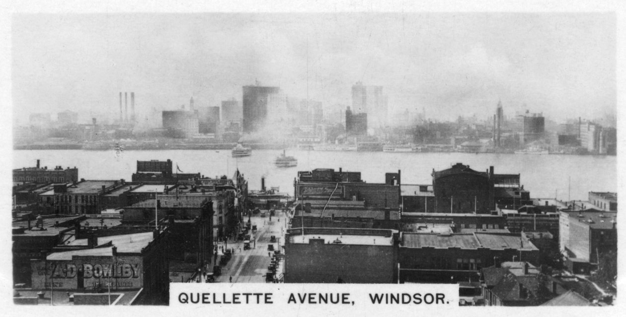 Quellette Avenue, Windsor, Ontario, Kanada, 1920-luku tekijältä Unbekannt