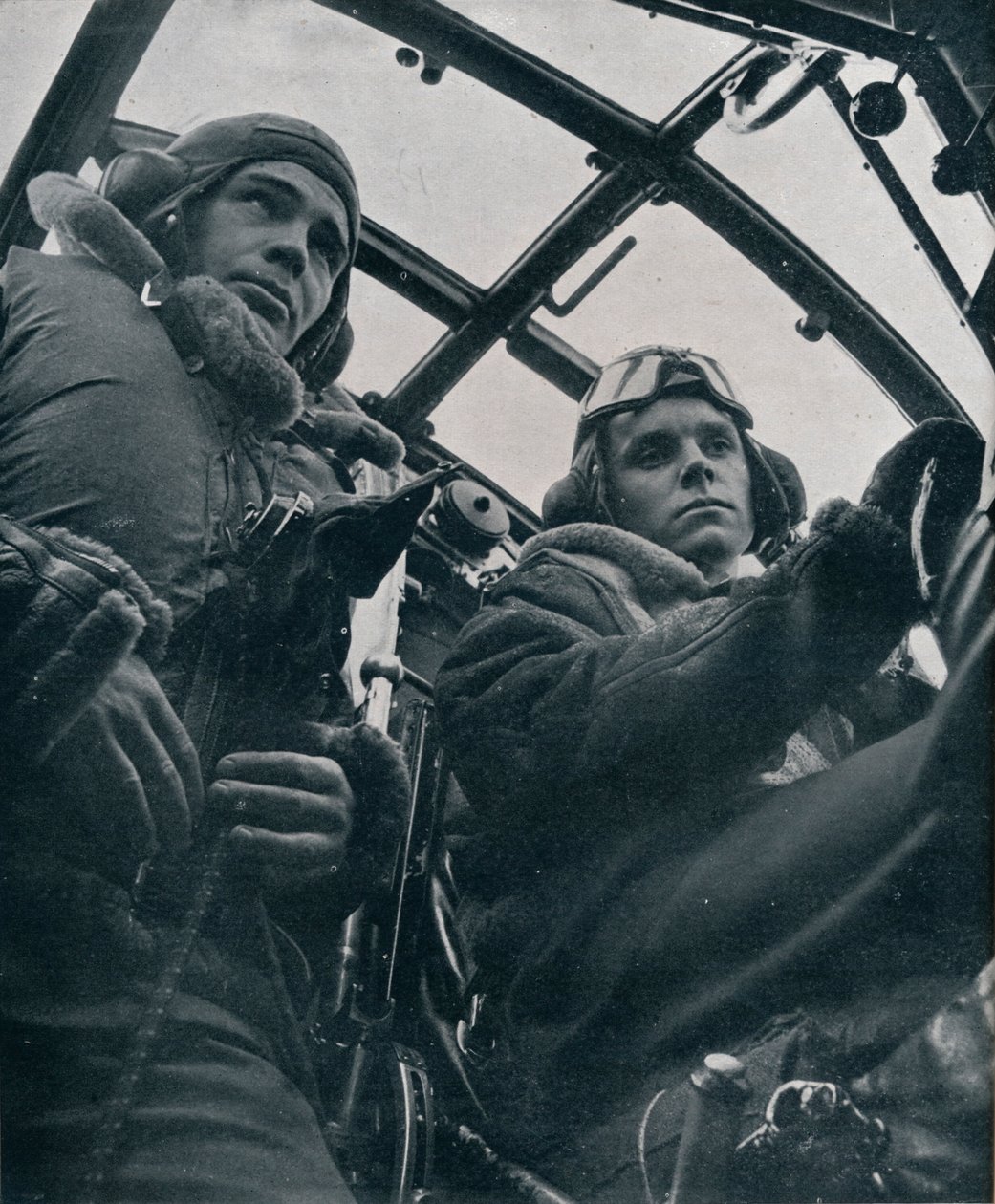 RAF:n pommikonelentäjä ja toinen lentäjä, 1941 tekijältä Unbekannt