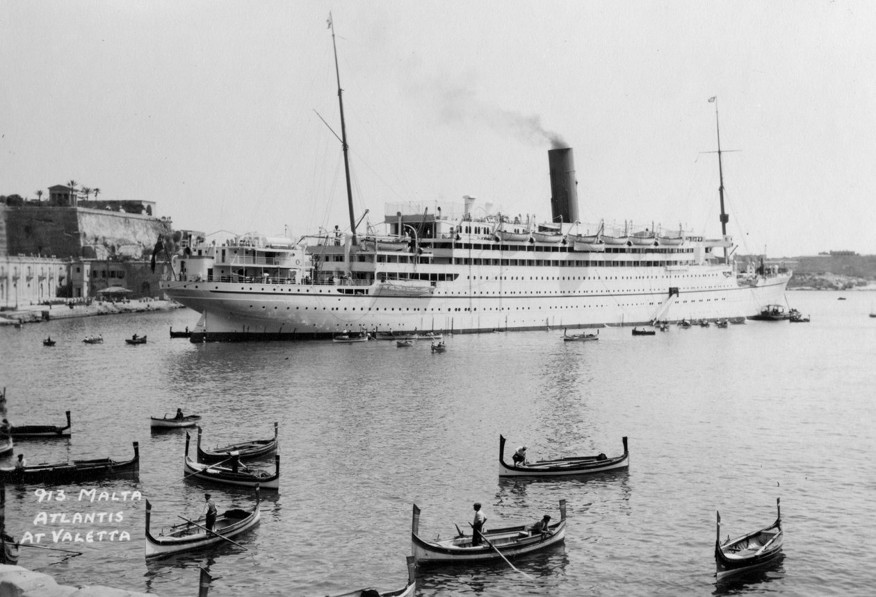 RMS Atlantis, Valetta, Malta, c1929-c1939 tekijältä Unbekannt