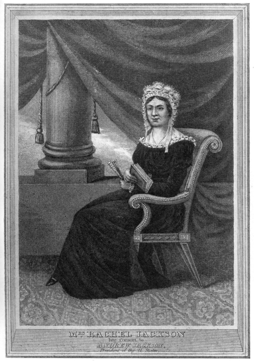 Rachel Jackson 1767-1828, ensimmäinen nainen, 1800-luku 1908 tekijältä Unbekannt