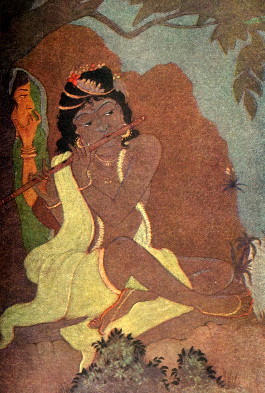"Radha ja Krishna", 1920. tekijältä Unbekannt