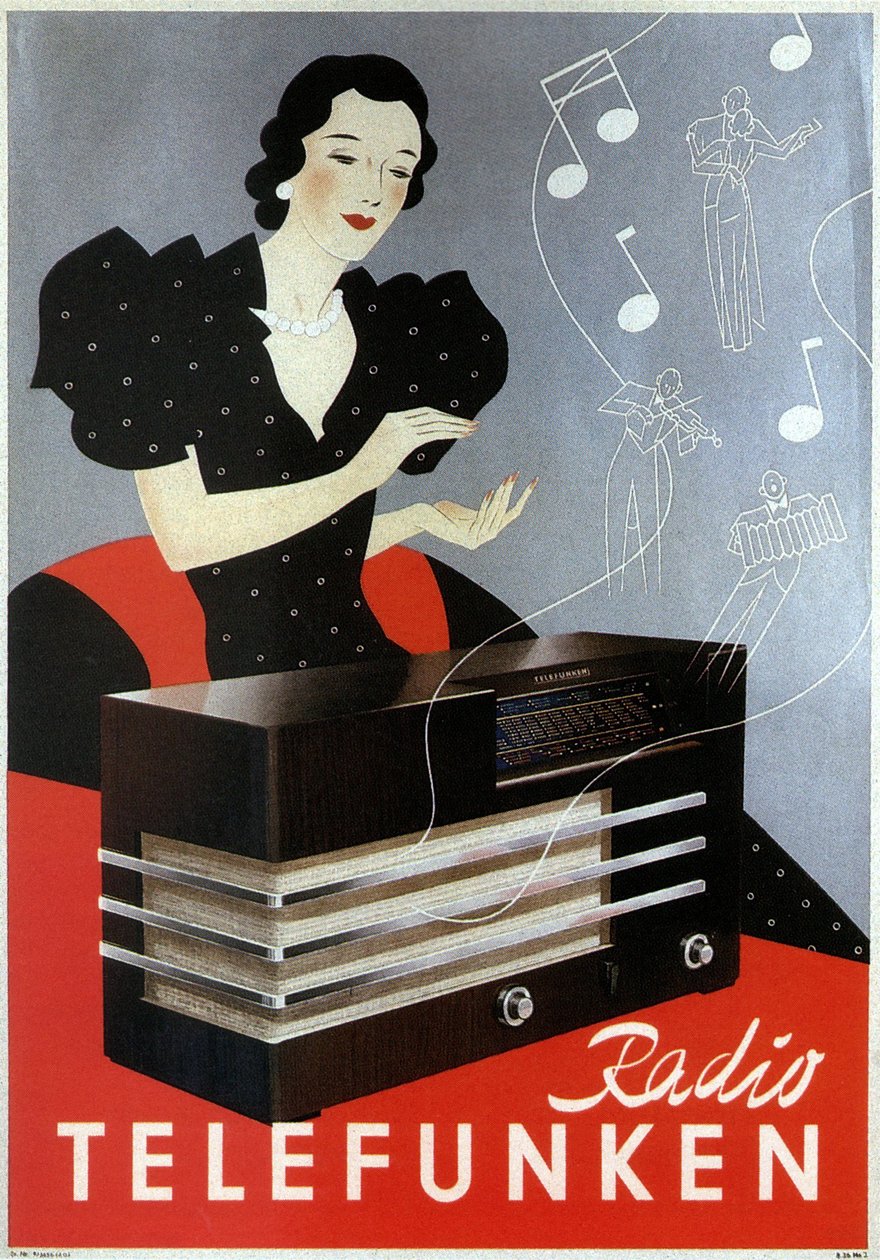 Radio Telefunken, 1935 tekijältä Unbekannt