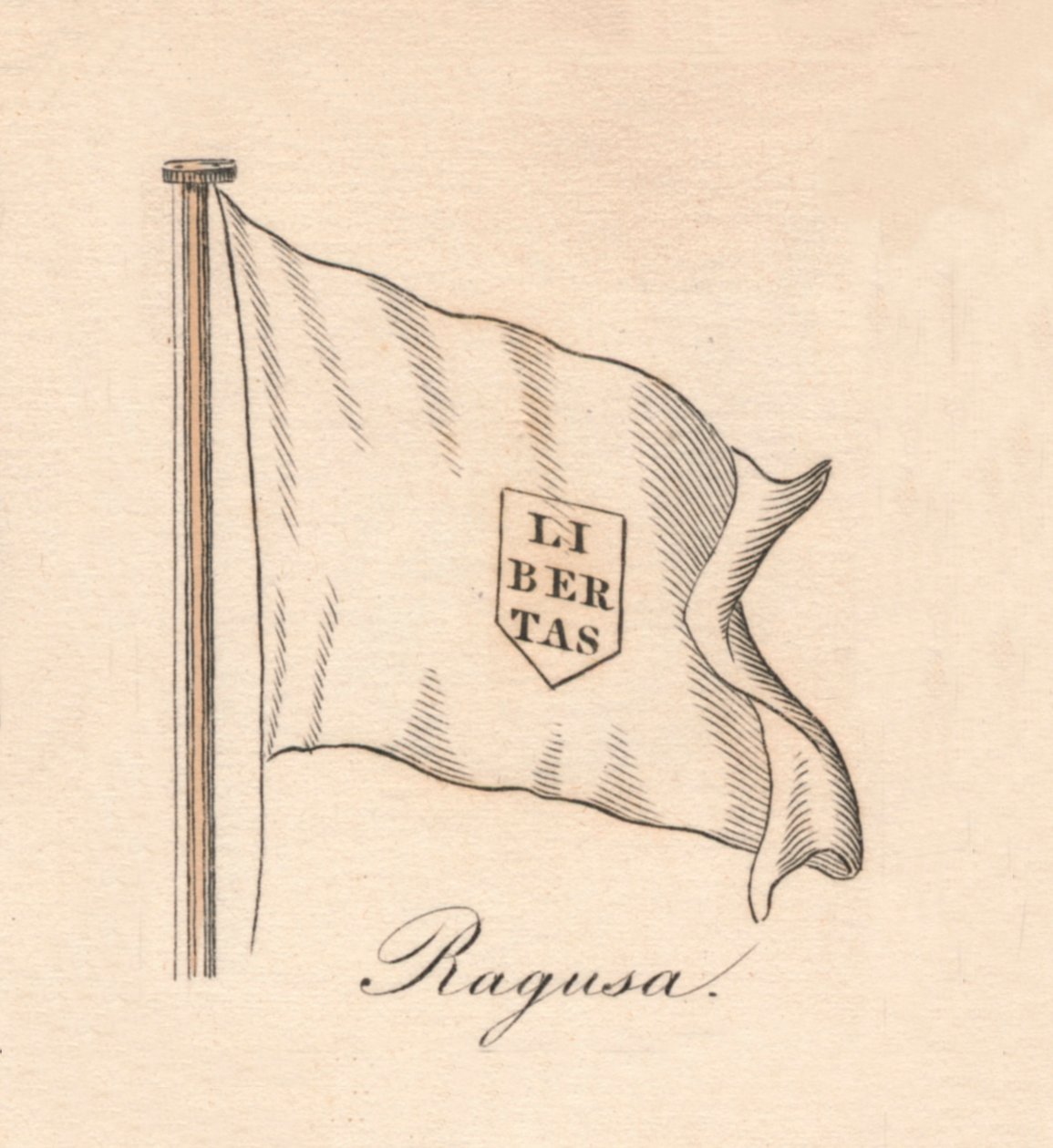 Ragusa, 1838 tekijältä Unbekannt