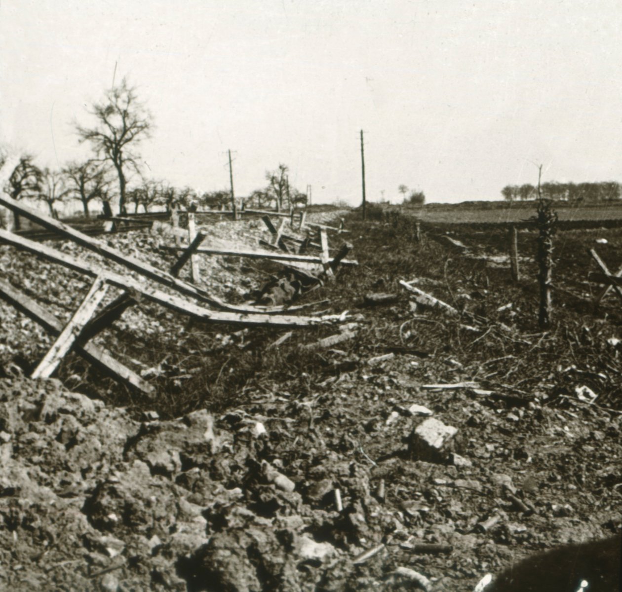 Rautatie, Somme, Pohjois-Ranska, c1914-c1918 tekijältä Unbekannt