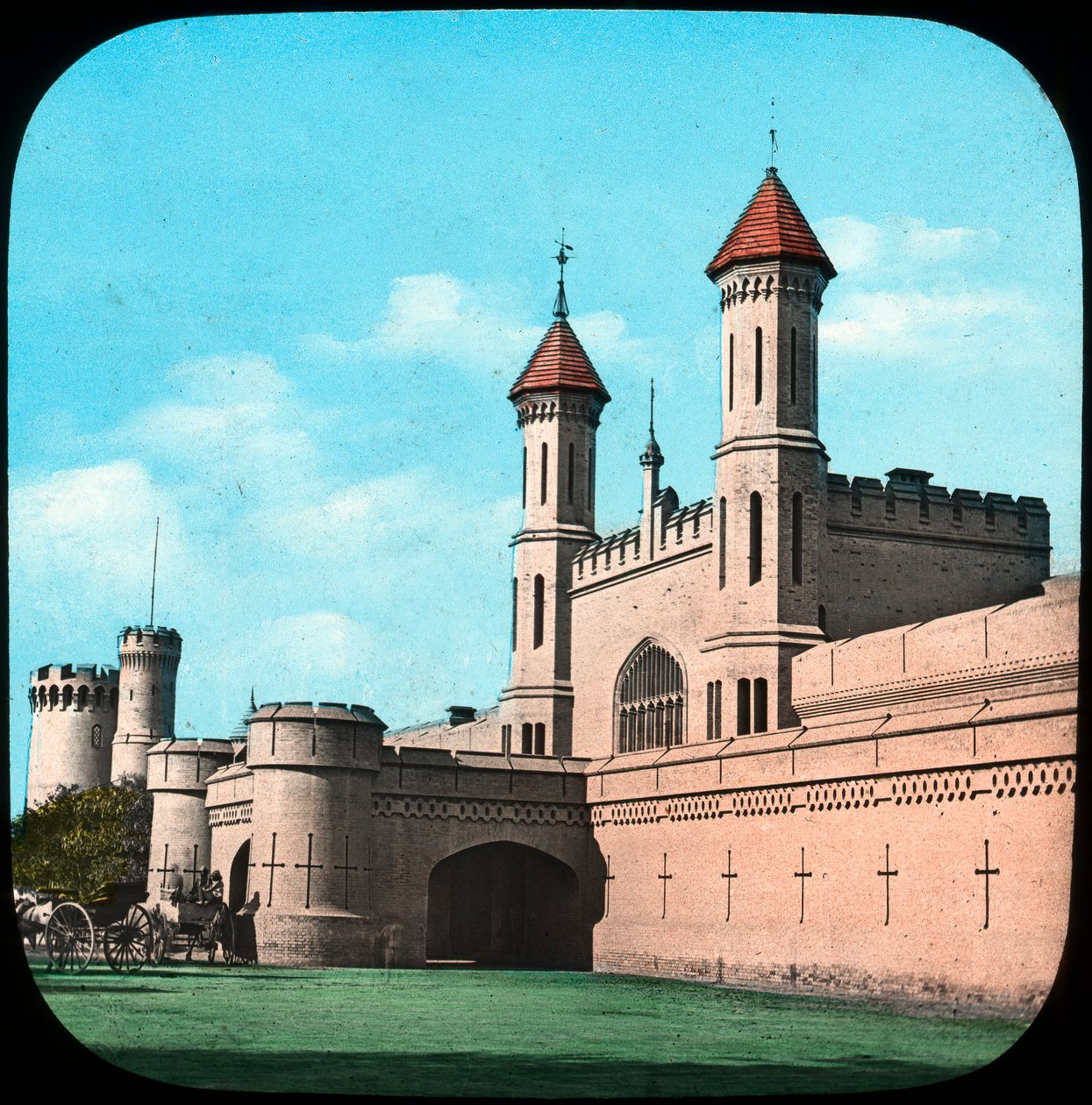 Rautatieasema, Lahore, Intia, 1800-luvun loppu tai 1900-luvun alku tekijältä Unbekannt