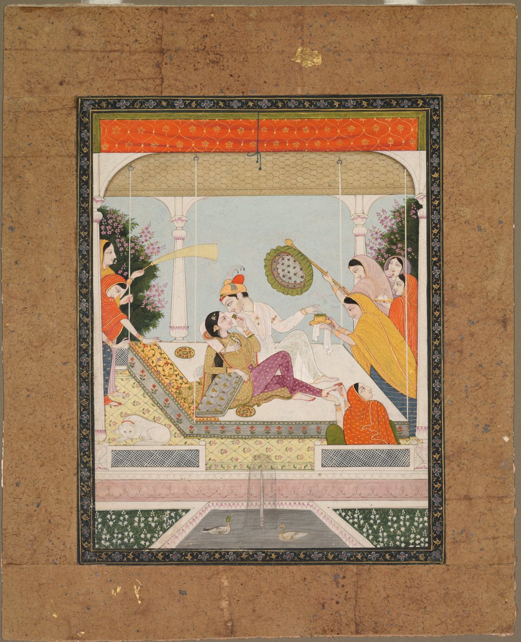 Raja rakkaansa kanssa, n. 1790-1800. tekijältä Unbekannt