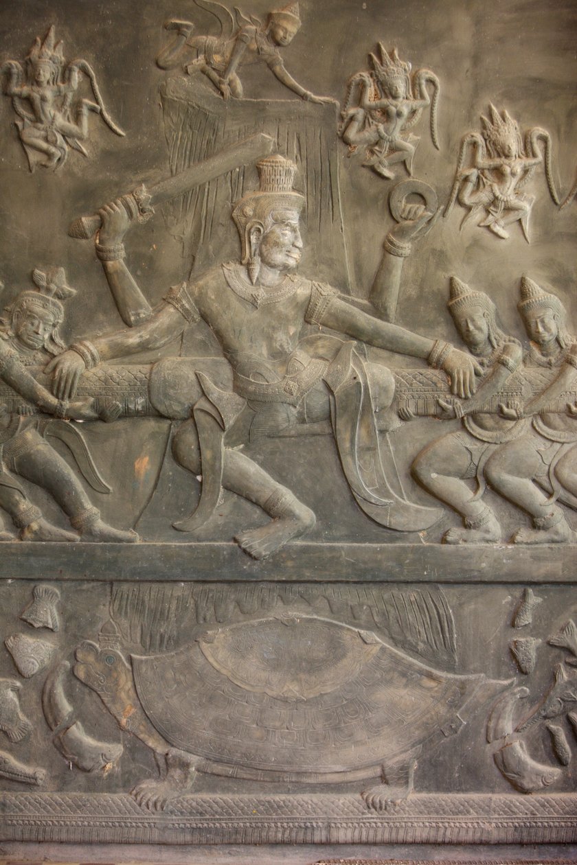Ramayana-veistos, Siem Reap, Kambodža tekijältä Unbekannt