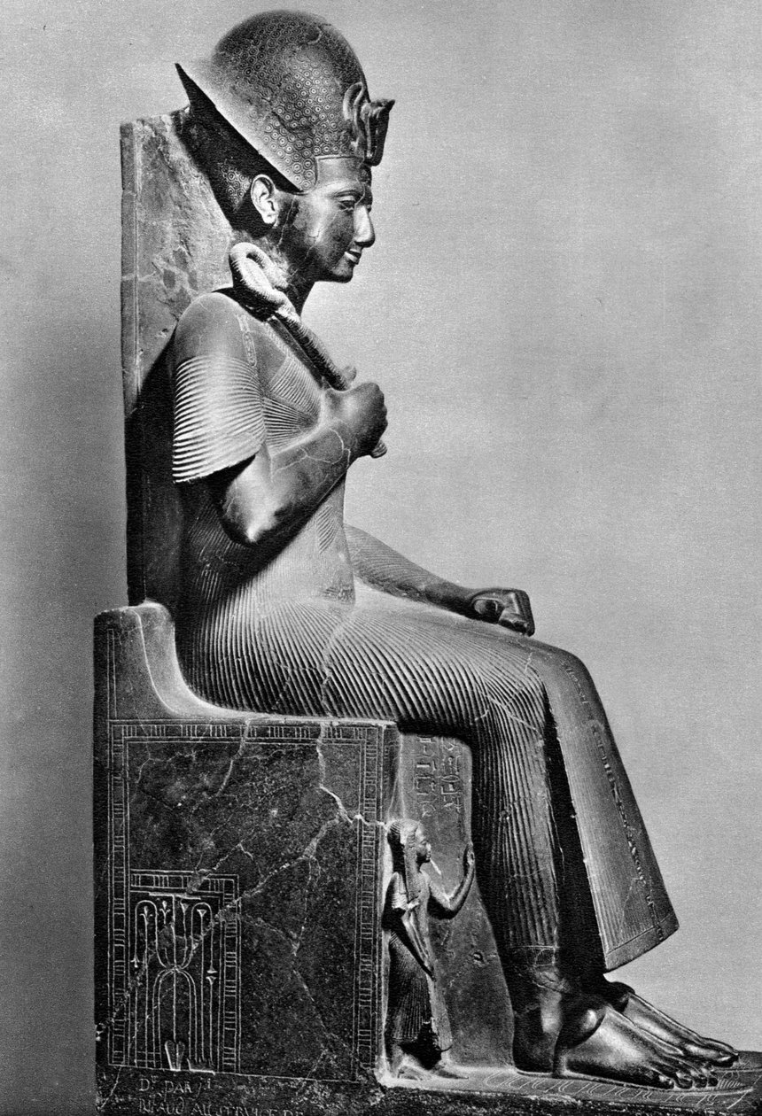 Ramses II 1279 eKr.-1213 eKr., Muinaisen Egyptin farao, n. 1250 eKr. 1936 tekijältä Unbekannt