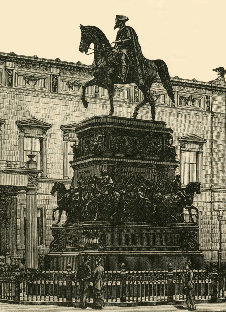 Rauchsin Frederick Suuren patsas, Berliini, 1890. tekijältä Unbekannt
