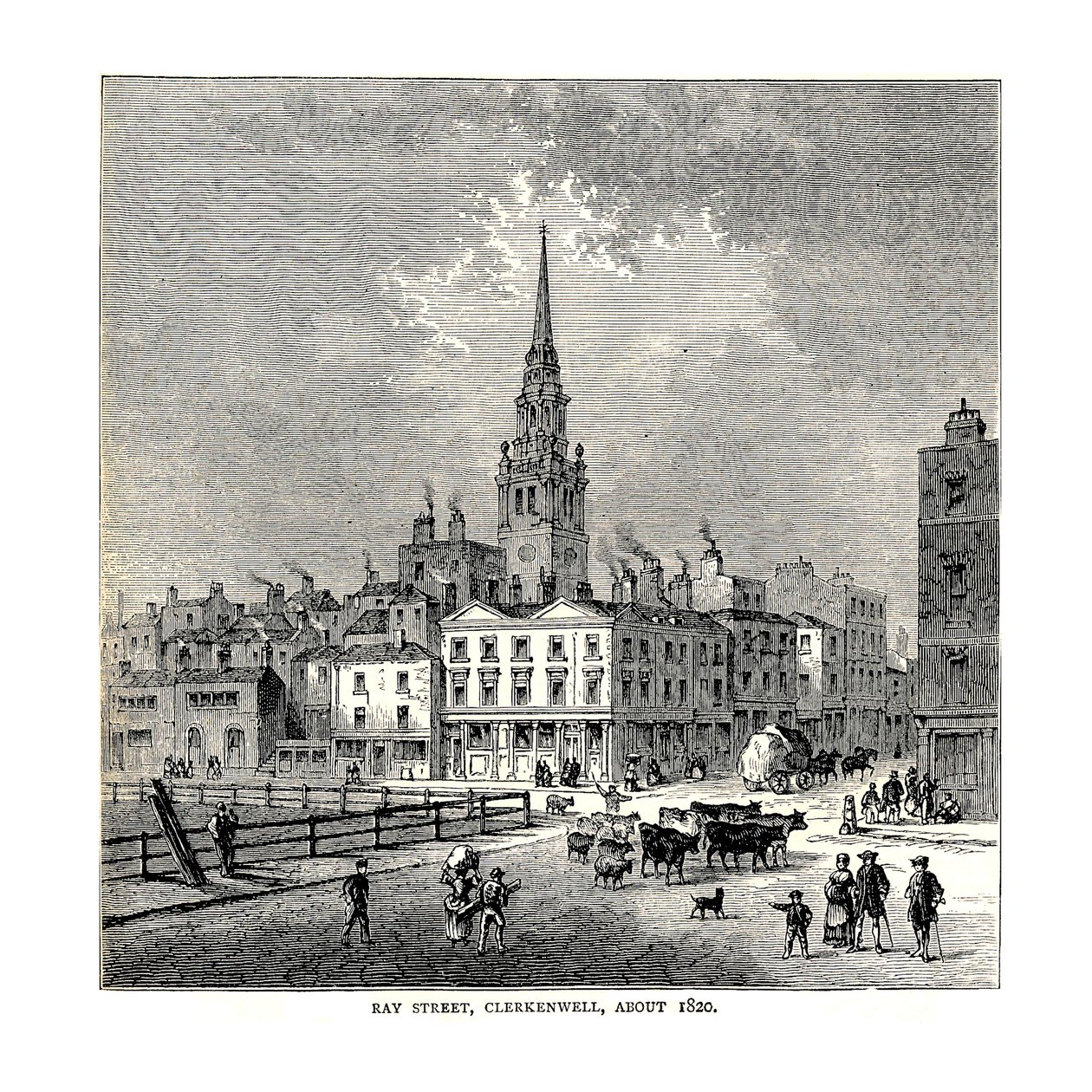Ray Street, 1820 tekijältä Unbekannt