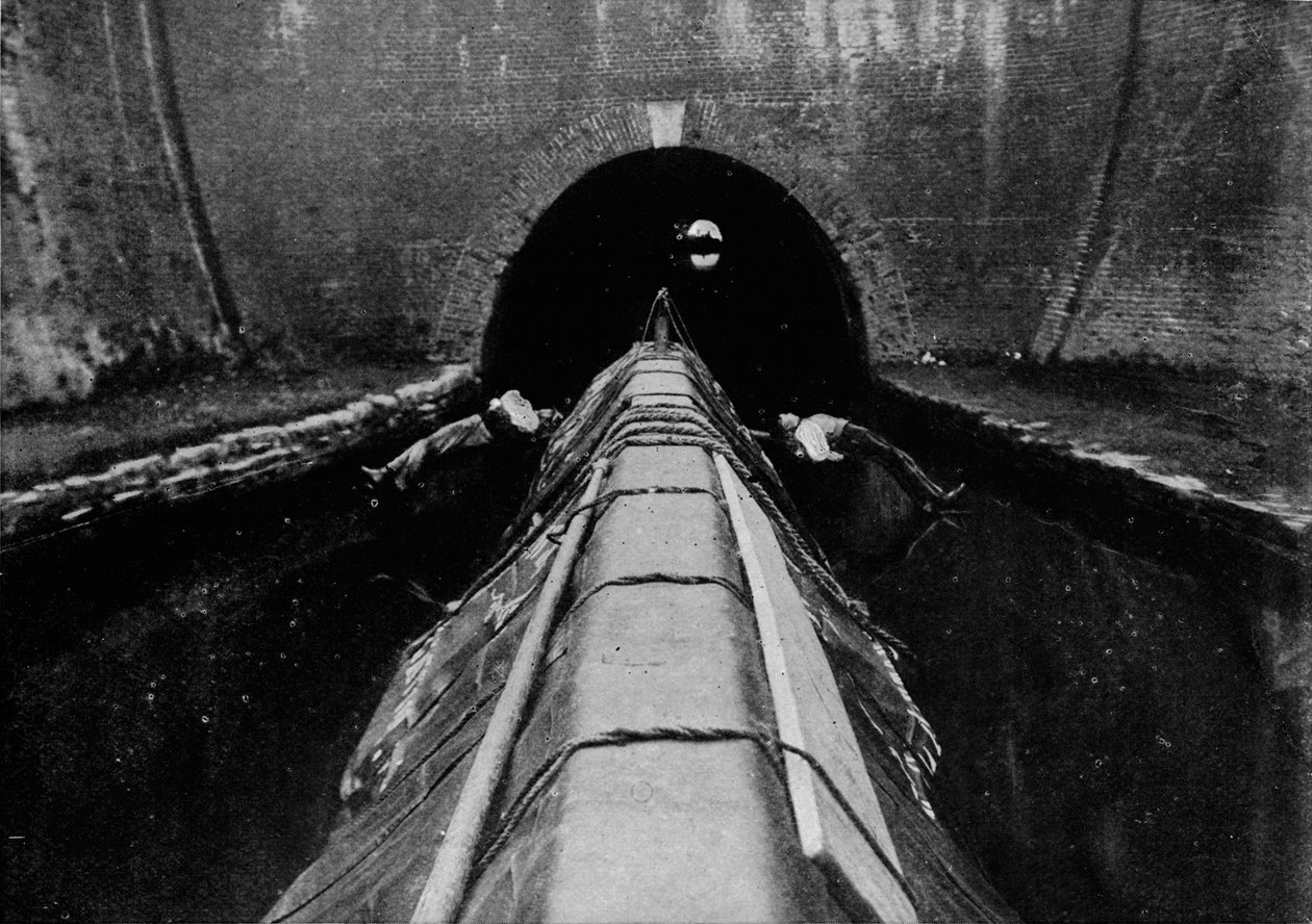 Valmiina aloittamaan kanavaveneen lentäminen, Lontoo, c1890 1903 tekijältä Unbekannt