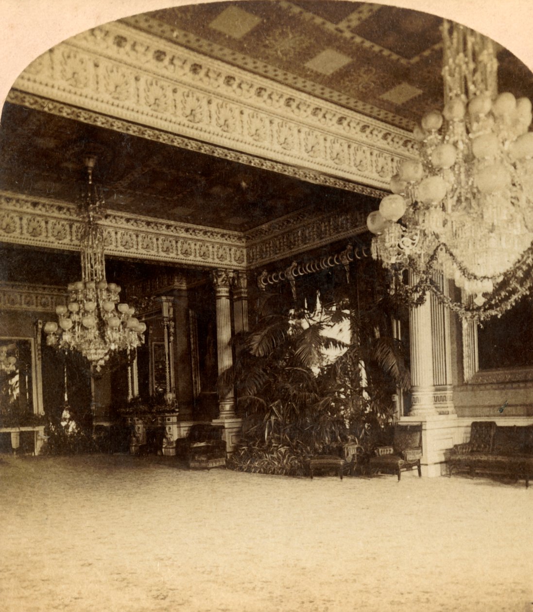 Vastaanottohuone, Valkoinen talo, Washington, c1900. tekijältä Unbekannt
