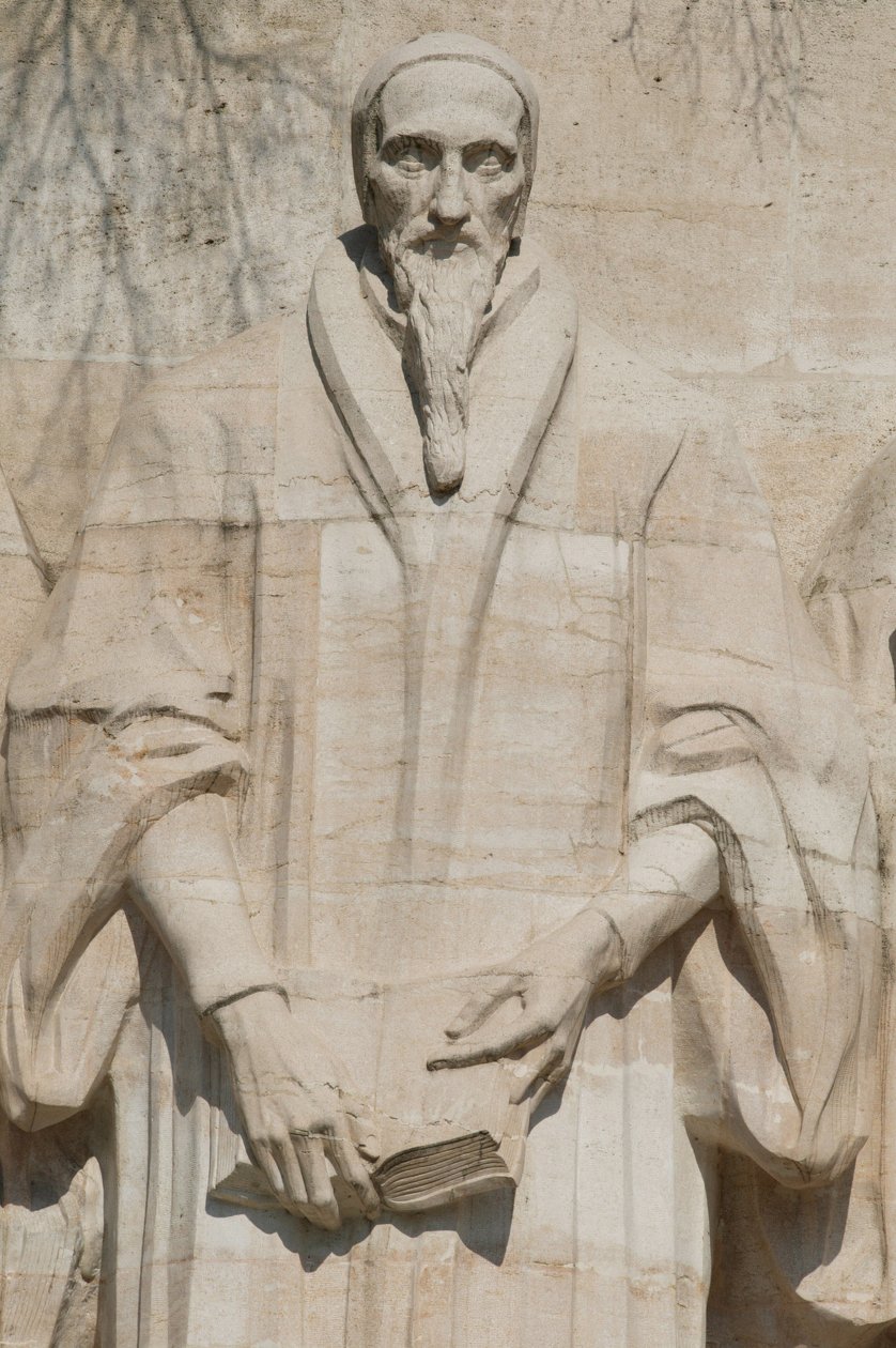 Uskonpuhdistuksen muistomerkki Genevessä John Calvin, Geneve, Sveitsi tekijältä Unbekannt