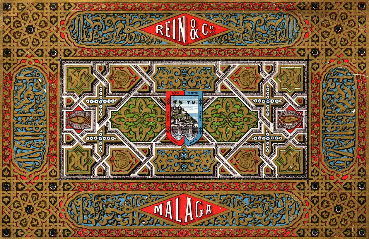 Rein & Co Malagan viini, 1800-luku tekijältä Unbekannt
