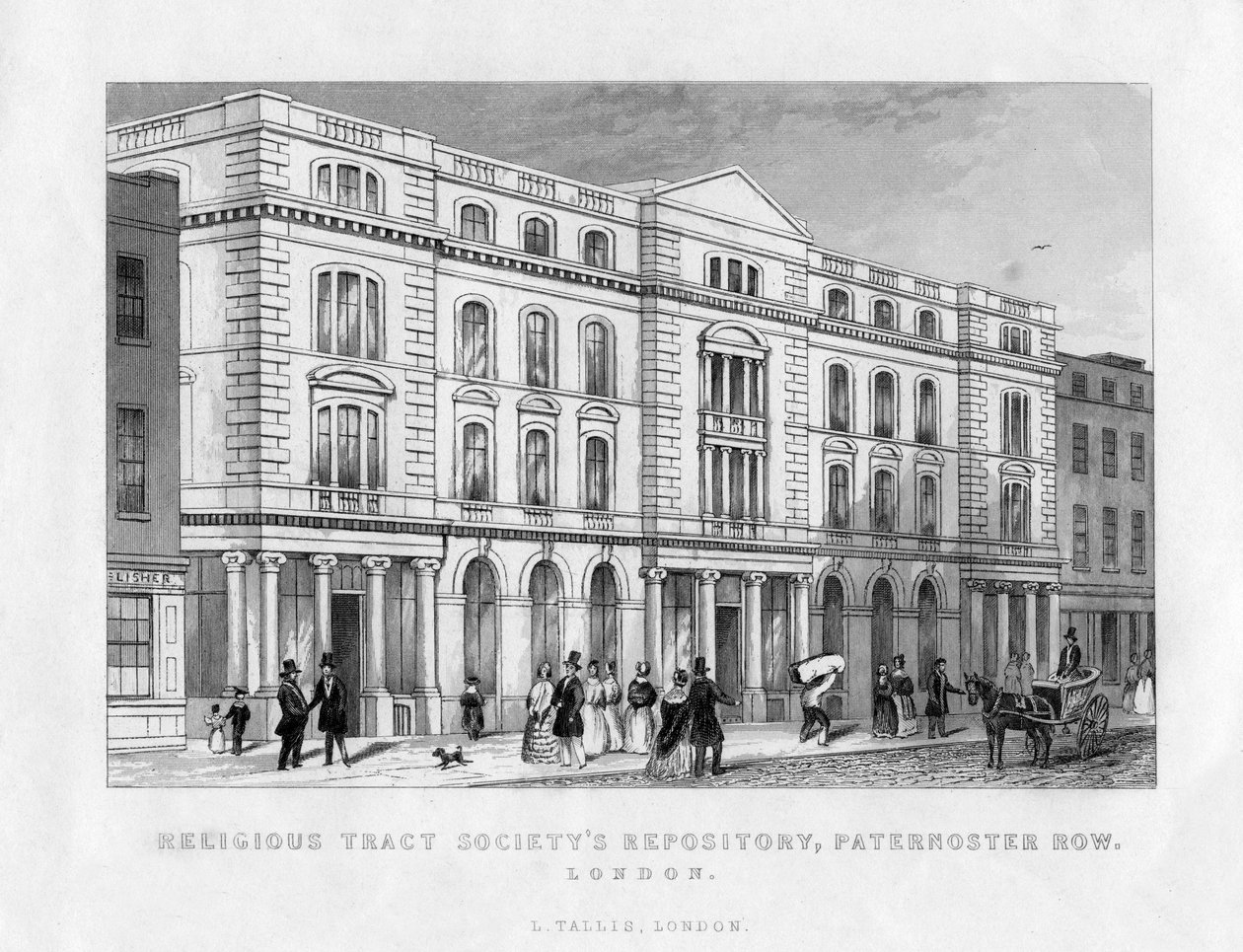 Religious Tract Societys Repository, Paternoster Row, Lontoo, 18th century tekijältä Unbekannt