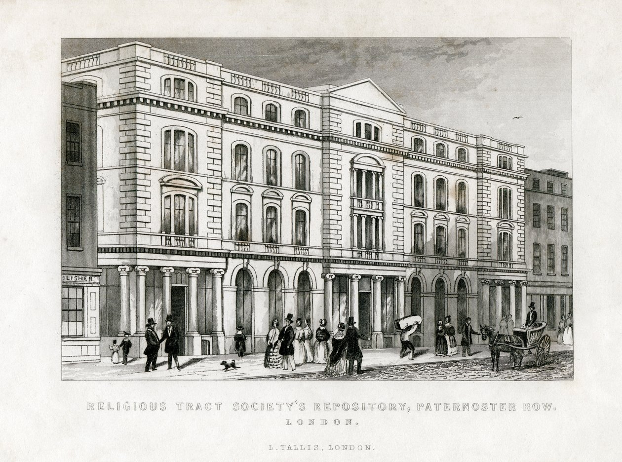 Religious Tract Societys Repository, Paternoster Row, Lontoo, 18th century tekijältä Unbekannt