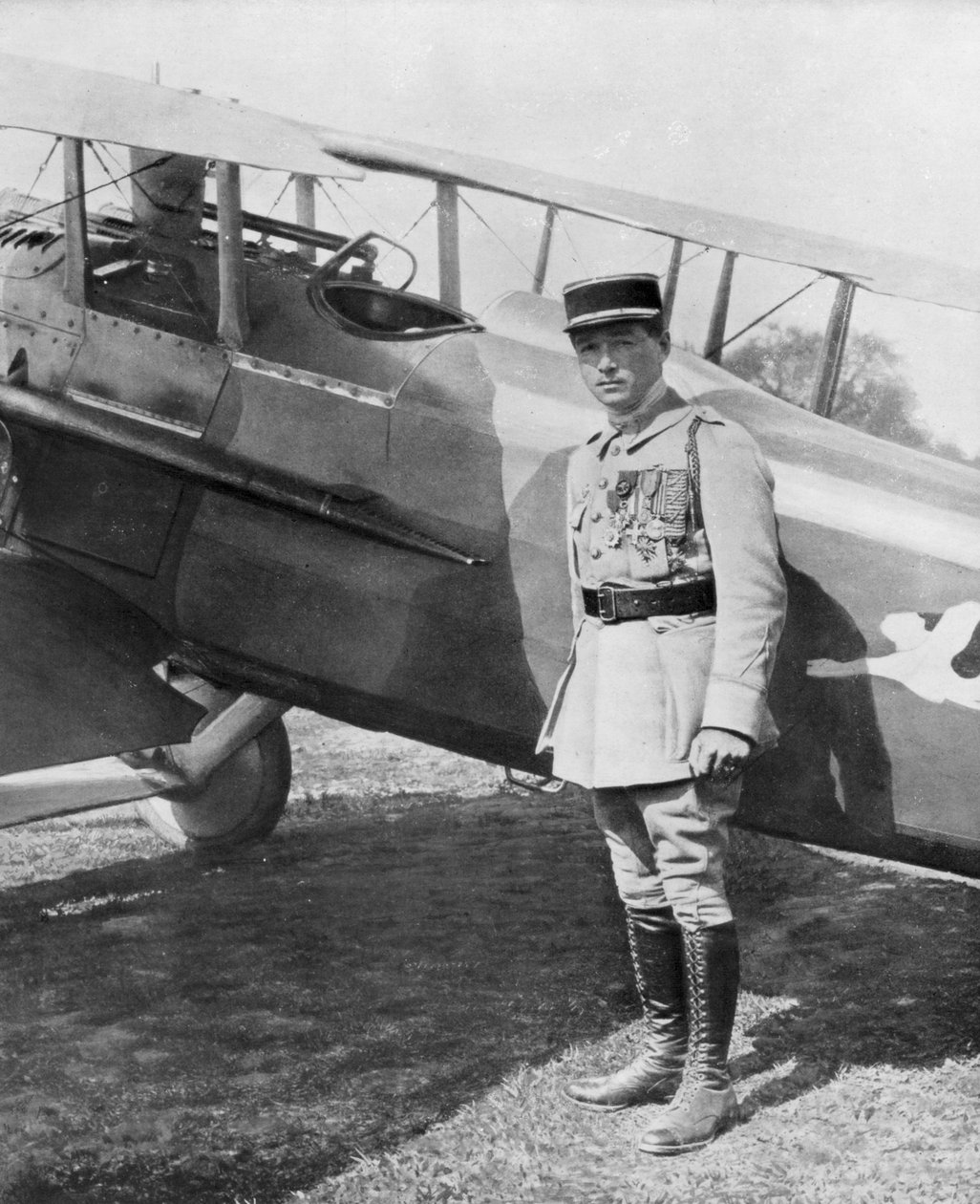 Rene Paul Fonck, ranskalainen taistelijaässä, 1918 tekijältä Unbekannt