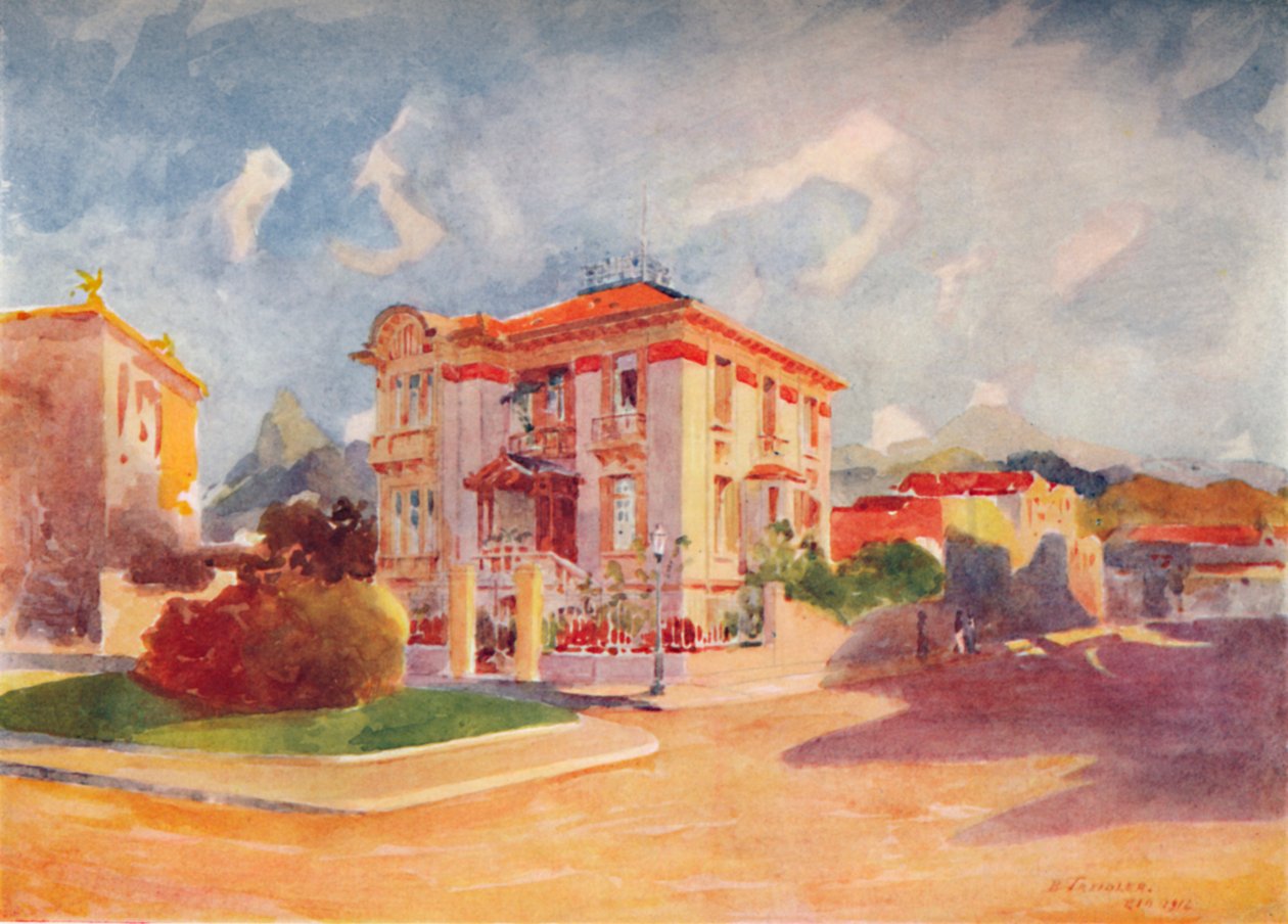 Asuinpaikka H.E. DR. Pedro de Toledo, entinen maatalousministeri, Avenida Beira maaliskuu, 1914 tekijältä Unbekannt