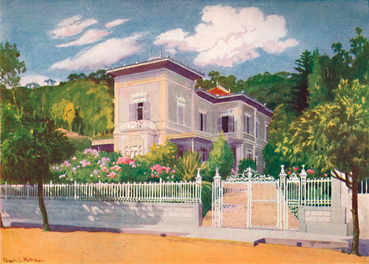 Herra Joseph Walkerin asuinpaikka, Petropolis, 1914 tekijältä Unbekannt