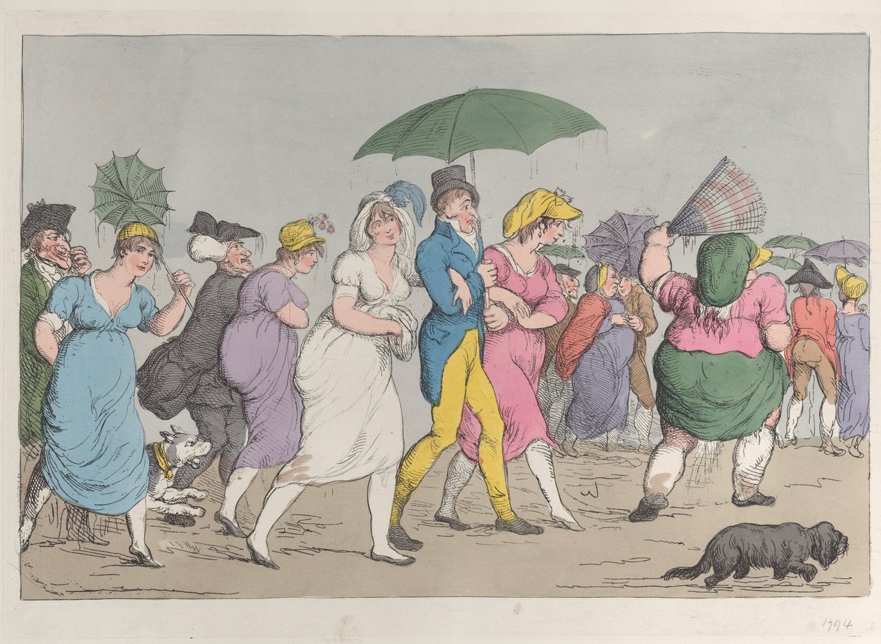 Palattuaan arvostelusta Loyal Ducking, kesäkuu 1800, kesäkuu 1800. tekijältä Unbekannt