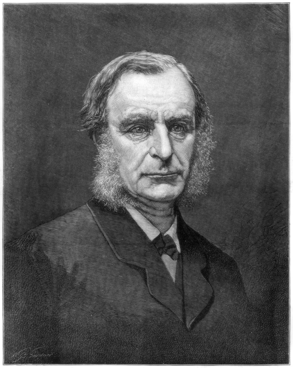 Pastori Charles Kingsley, englantilainen pappi ja kirjailija, 1875 tekijältä Unbekannt