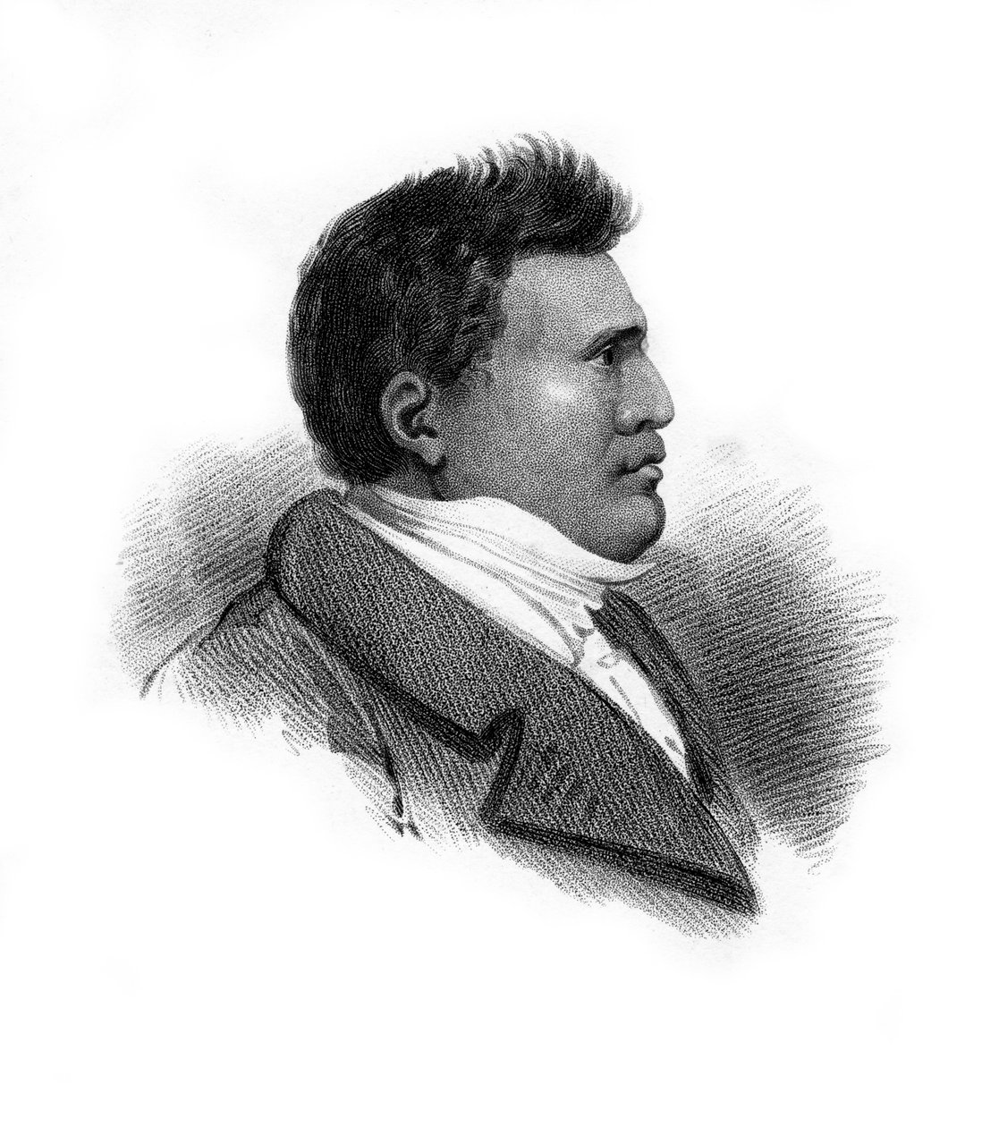 Rhio Rhio, Sandwichsaarten kuningas, vuodelta 1824 tekijältä Unbekannt