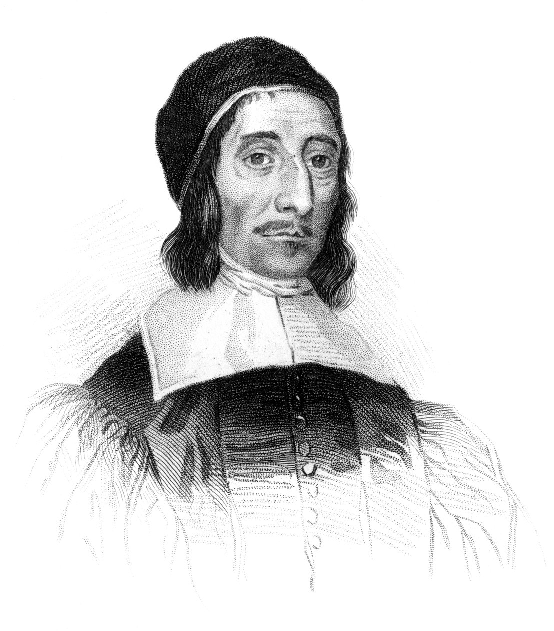 Richard Baxter, 1600-luvun englantilainen puritaanisen kirkon johtaja ja jumalallinen tutkija, n. 1850 tekijältä Unbekannt