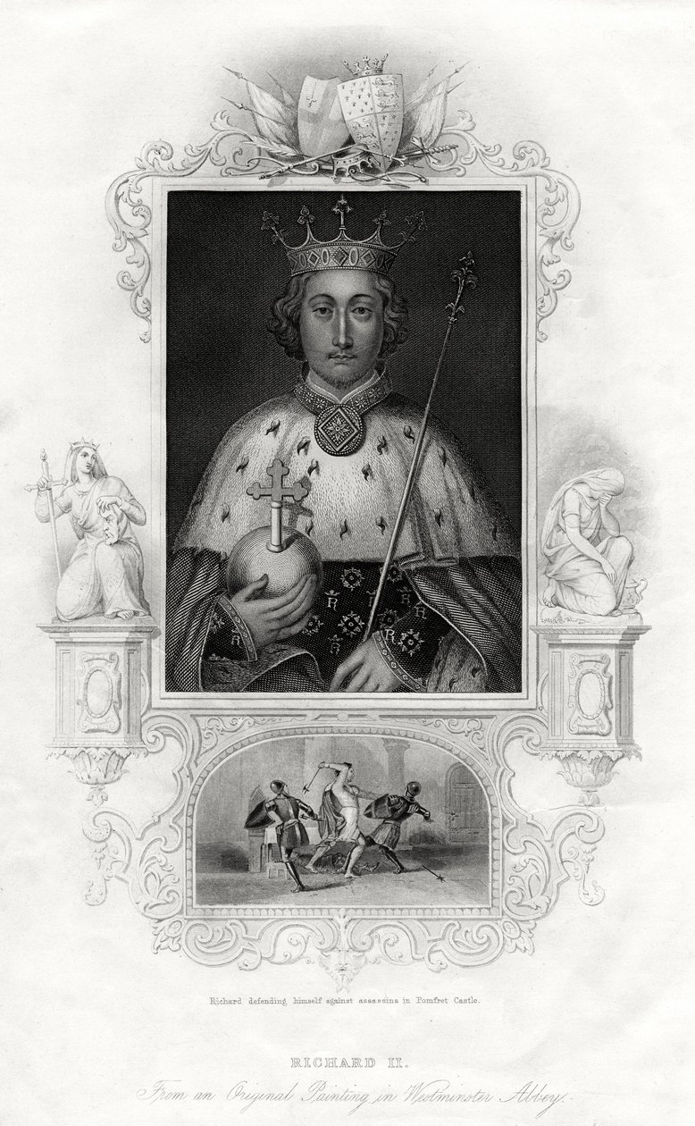 Richard II, Englannin kuningas, 1860 tekijältä Unbekannt